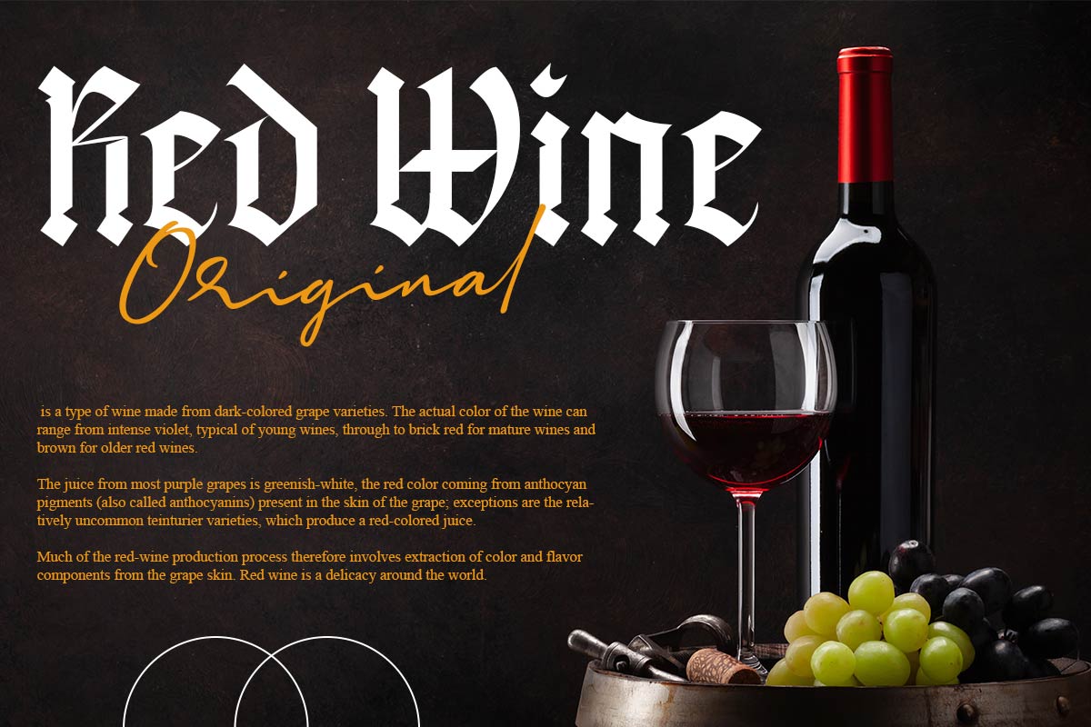 Black Alberia Gothic Font - Image 4