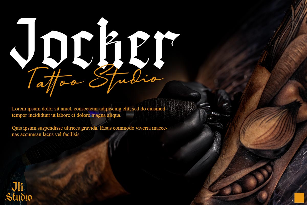 Black Alberia Gothic Font - Image 6