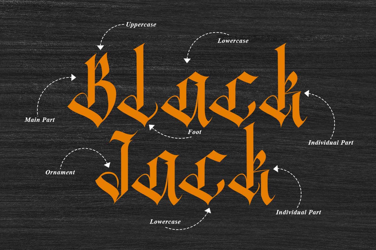 Black Ocean Gothic Font - Image 3