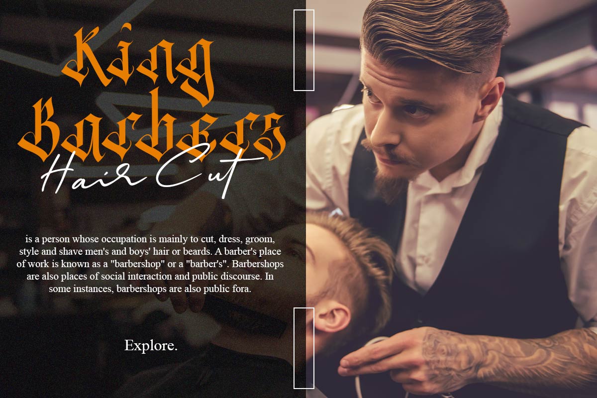 Black Ocean Gothic Font - Image 4