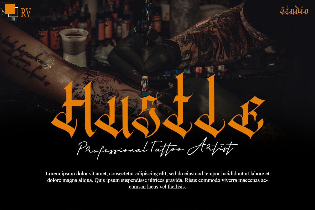 Black Ocean Gothic Font - Image 5