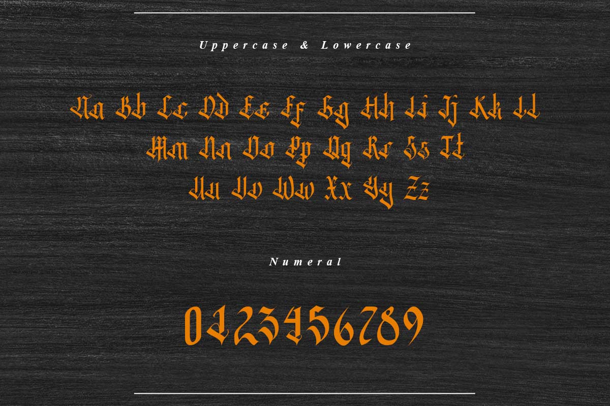 Black Ocean Gothic Font - Image 9