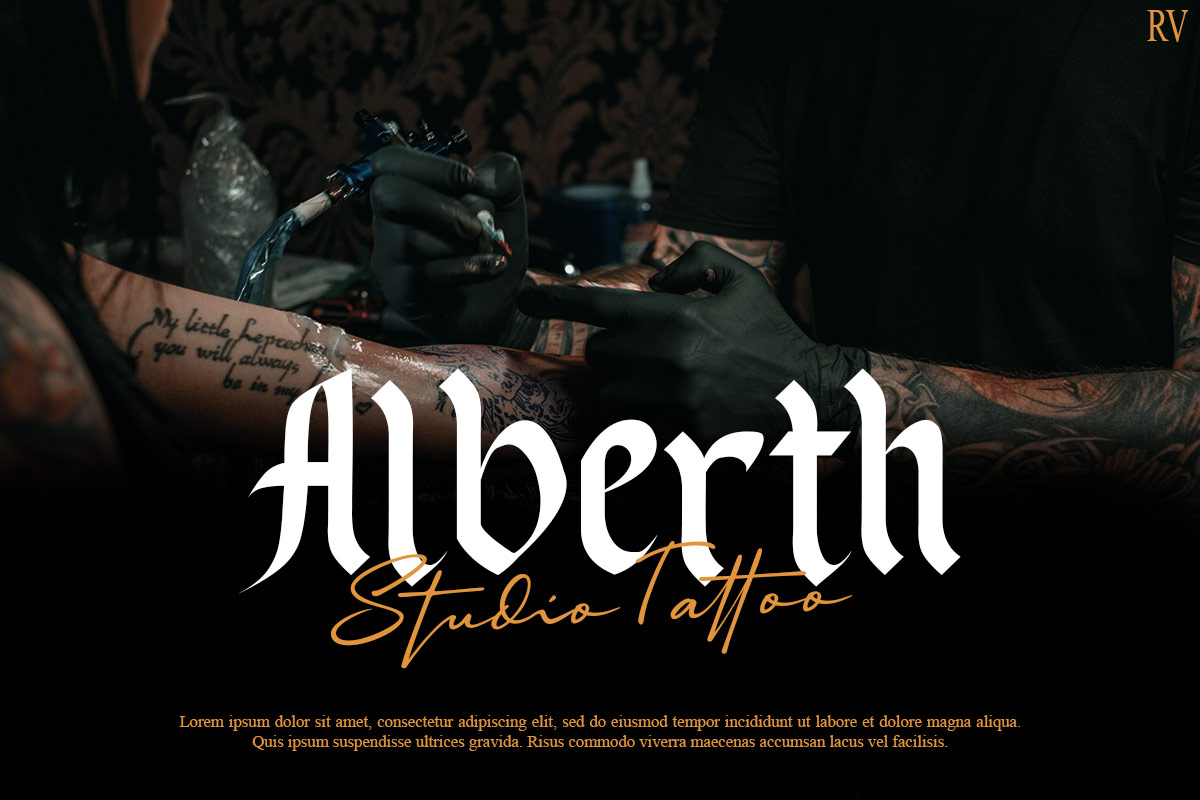 Black Spot Gothic Font - Image 7