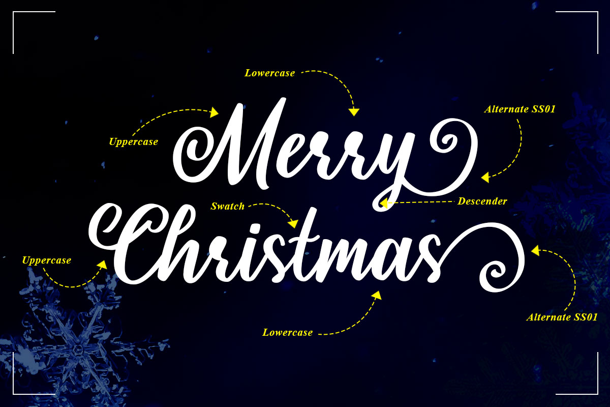 Shielfie Christmas Script Font - Image 4
