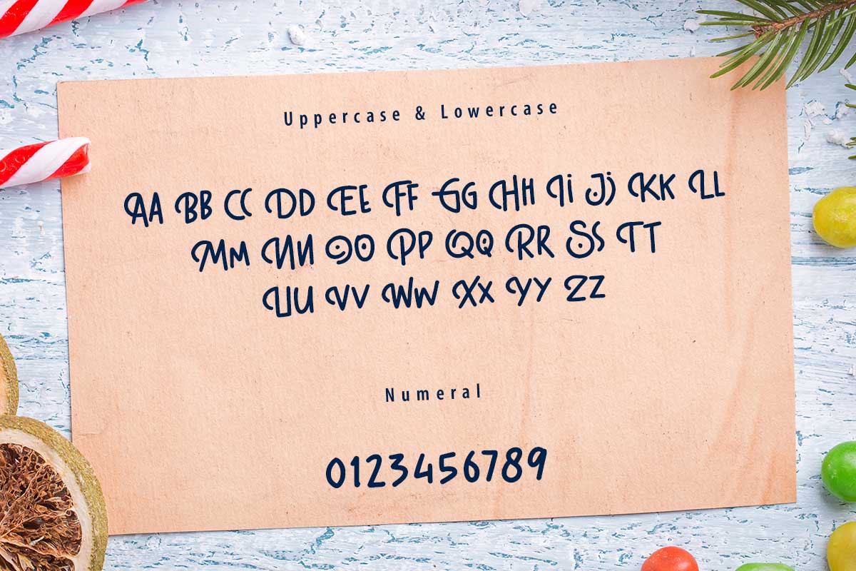 Snow Boom Christmas Font - Image 9