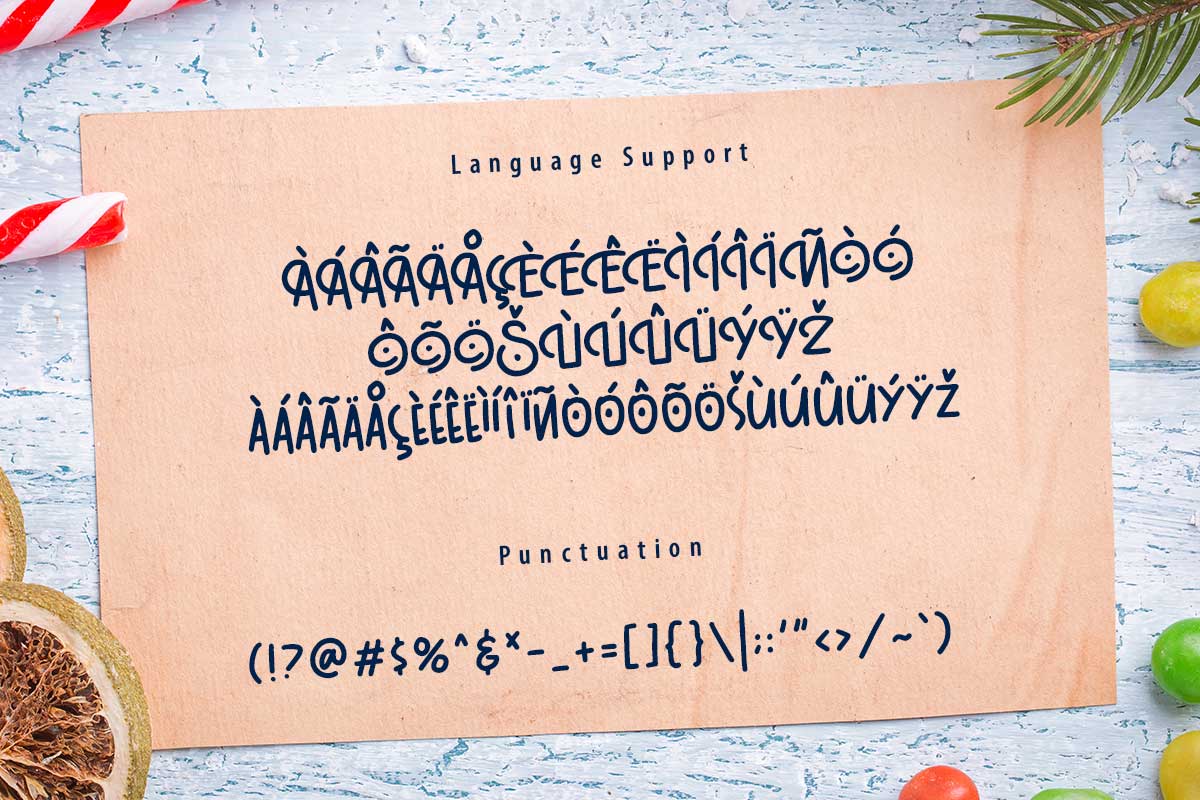 Snow Boom Christmas Font - Image 10