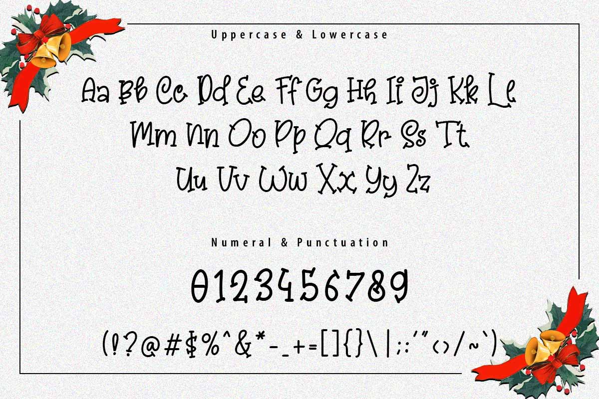 Yellow Craft Decorative Font - Image 9