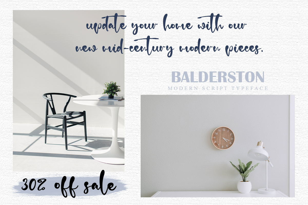 Balderston Script Font - Image 4