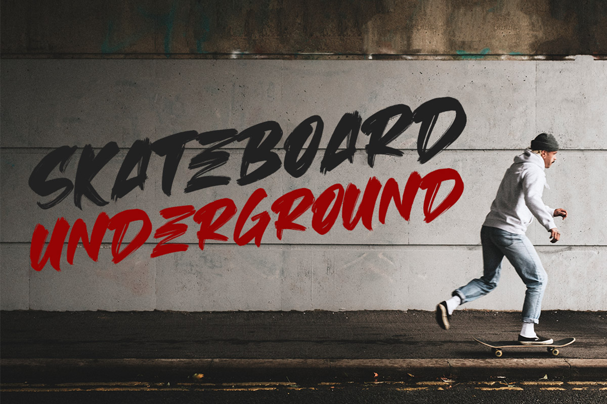 Beast Head Brush Font - Image 3