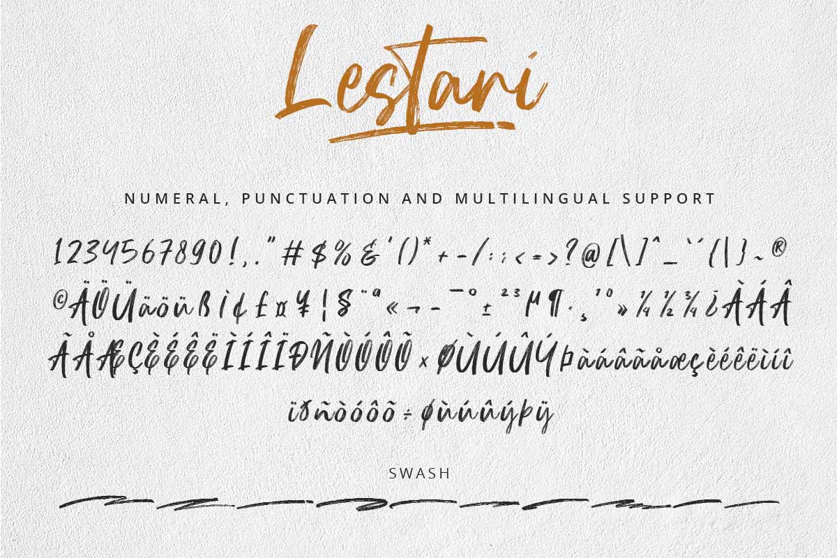 Lestari Handwritten Brush Font - Image 9