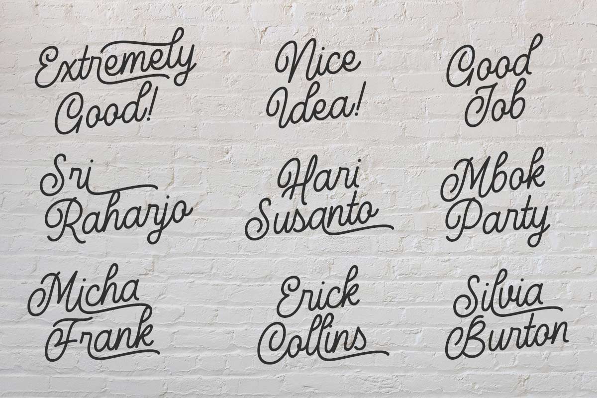 Marcellas Monoline Script Font - Image 6