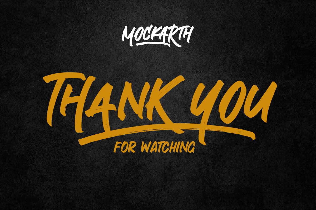 Mockarth Rough Brush Font - Image 11