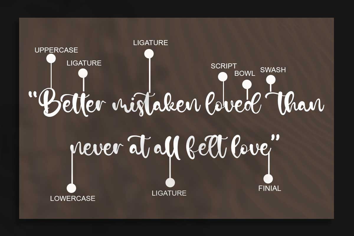 Ocean Castle Calligraphy Font - Image 3