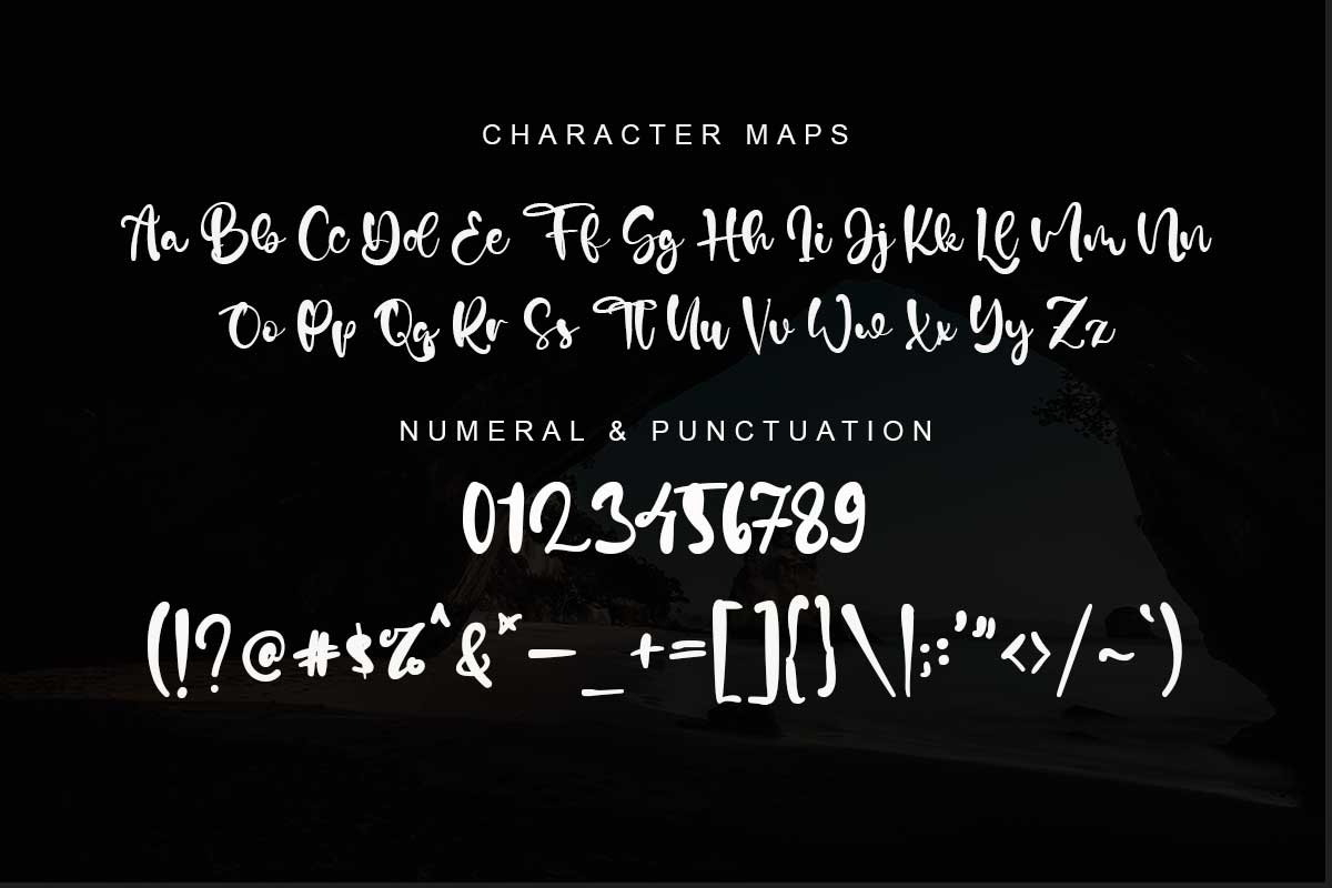 Ocean Castle Calligraphy Font - Image 9