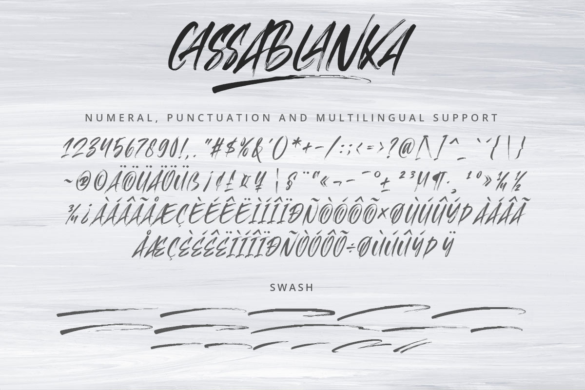 Cassablanka Brush Font - Image 9