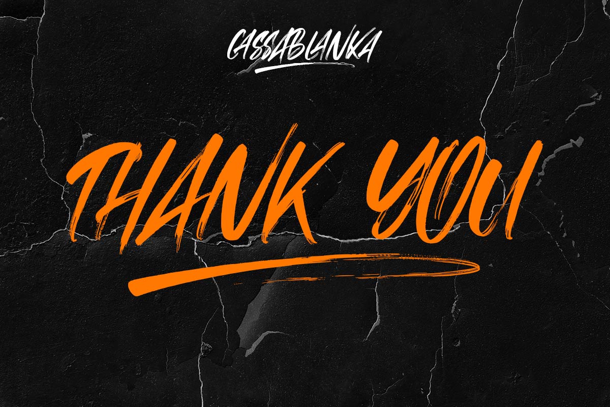 Cassablanka Brush Font - Image 10