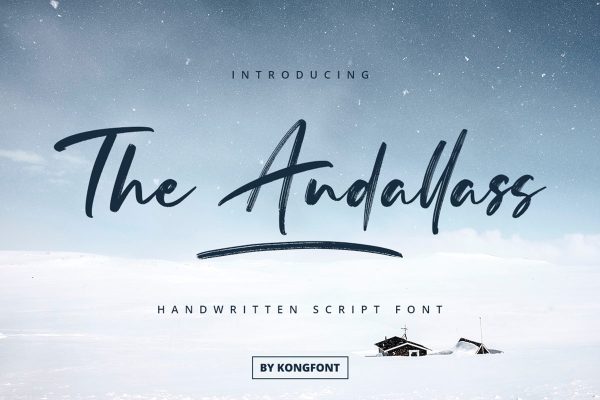 The Andallass Handwritten Font - Image 2