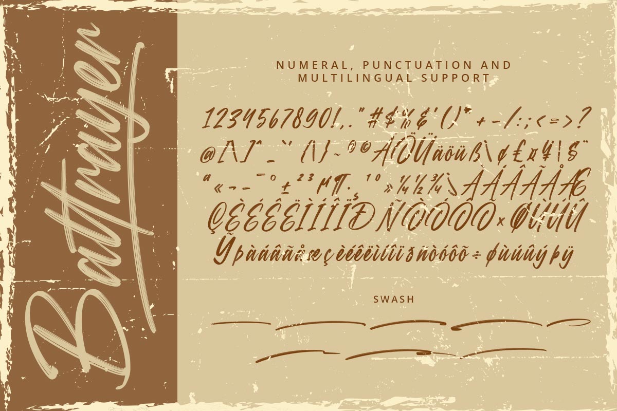 Battrayer Rough Font - Image 11