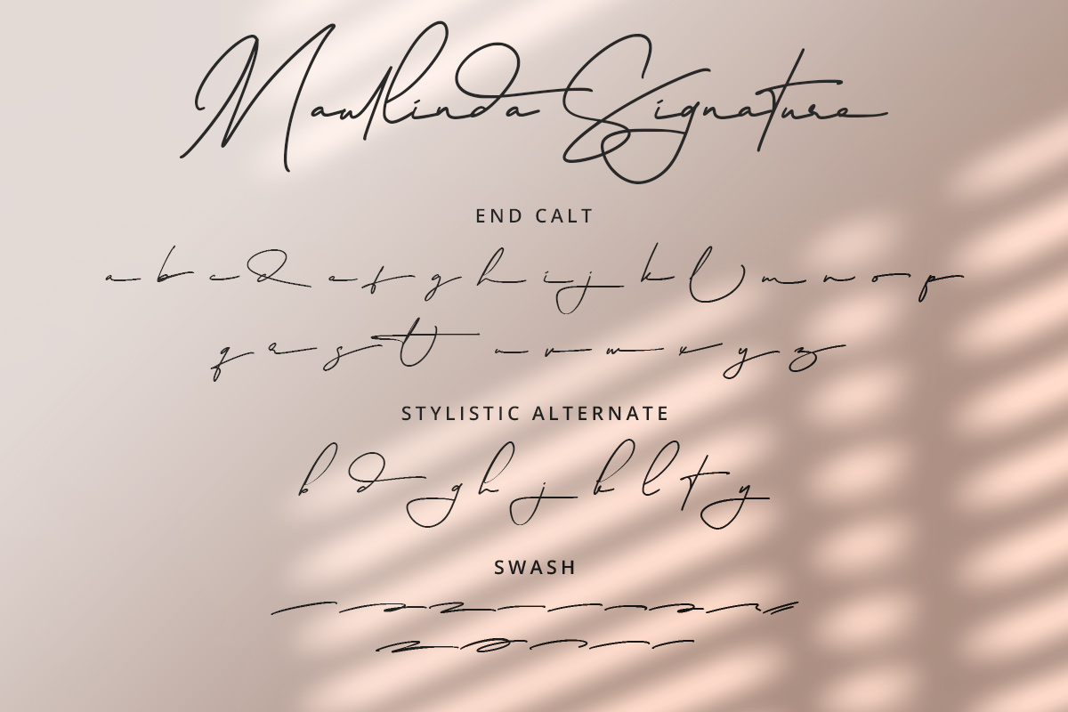 Maullinda Signature Font - Image 9