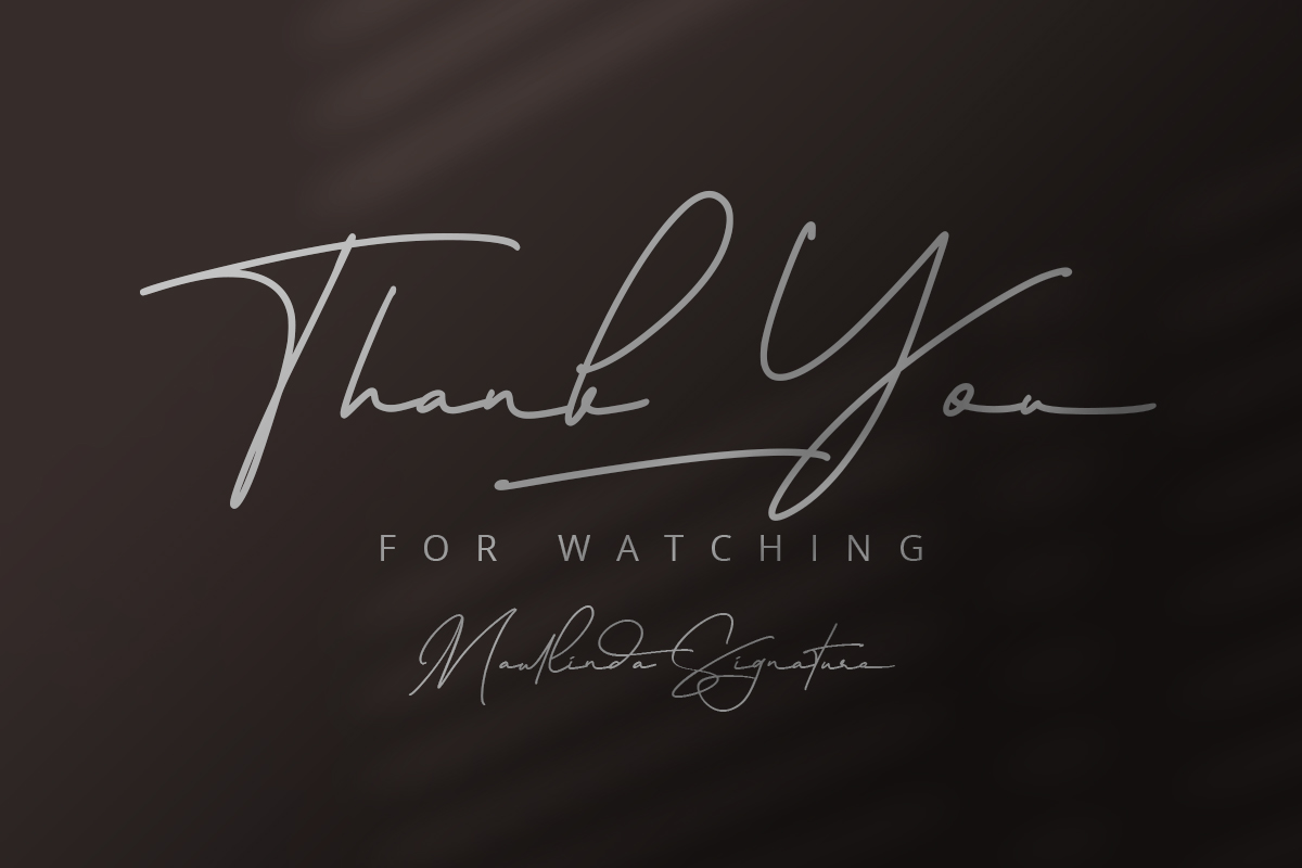 Maullinda Signature Font - Image 10