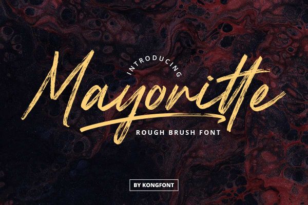 Mayoritte Brush Font - Image 2