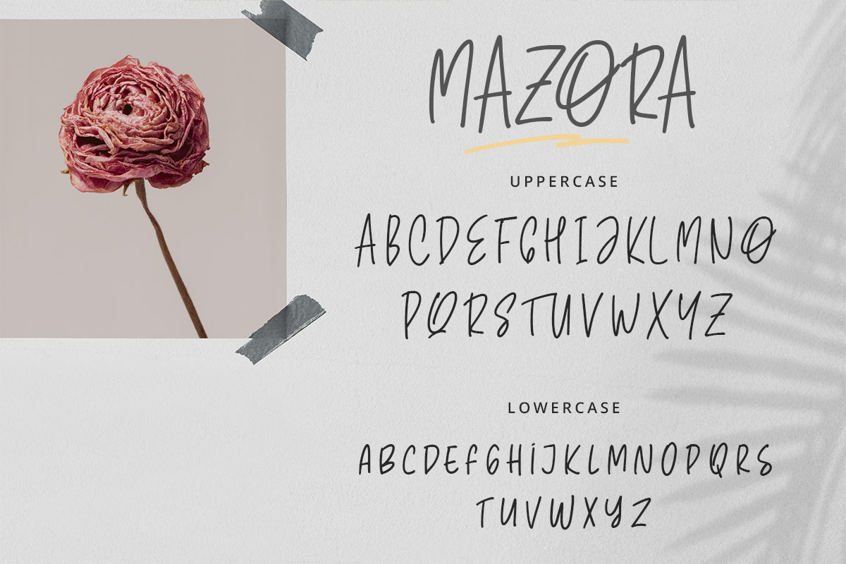 Mazora Monoline Font - Image 8