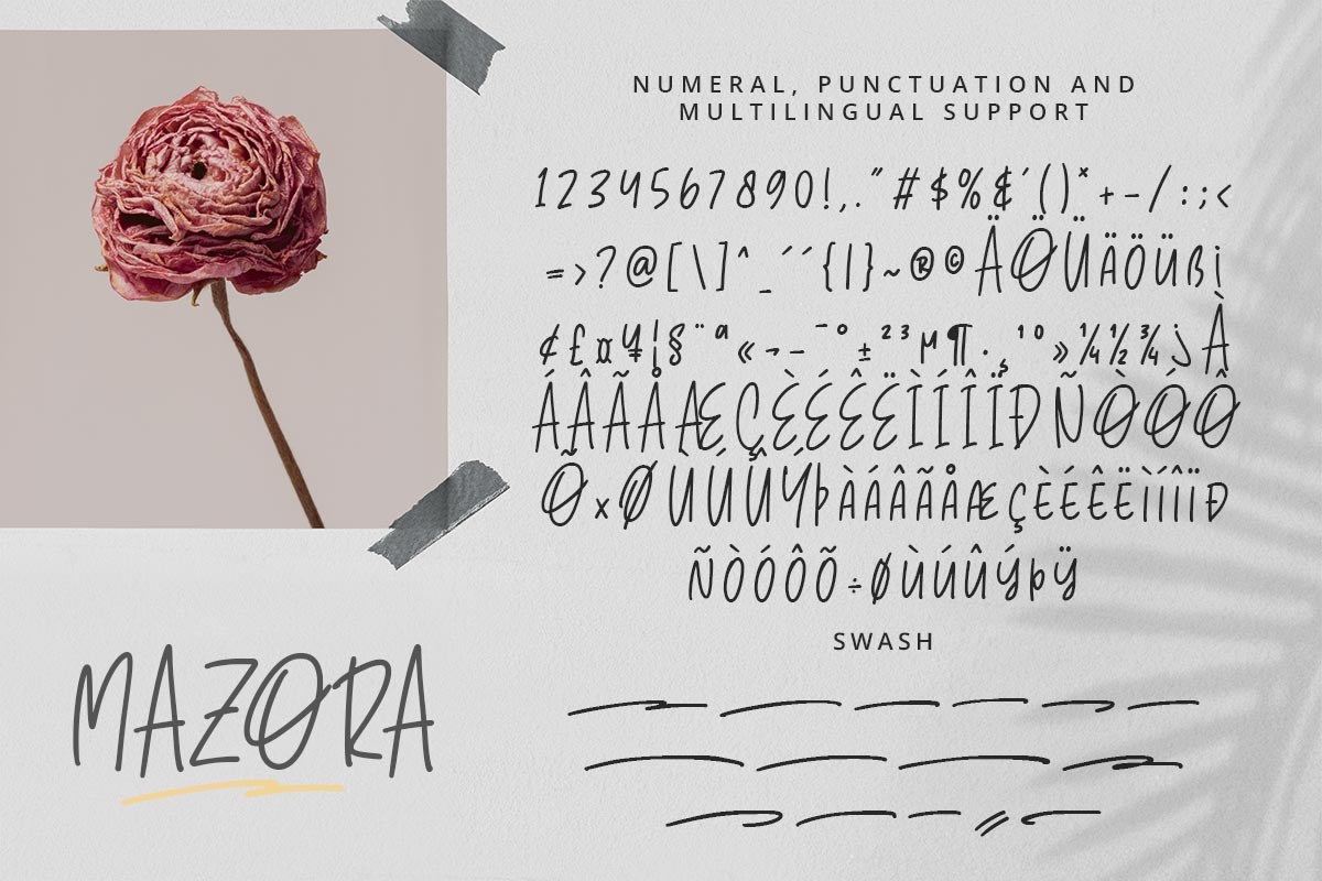 Mazora Monoline Font - Image 10