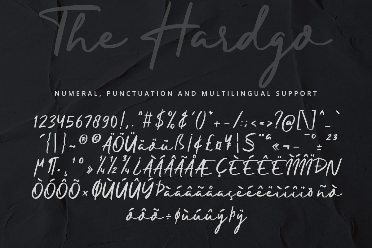 The Hardgo Handwritten Font - Image 8