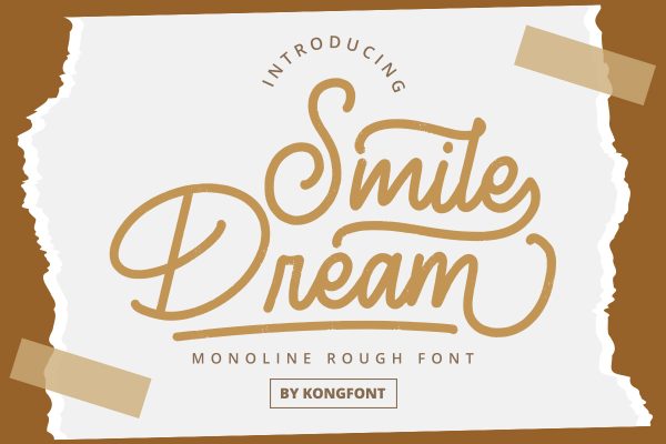 Smile Dream Monoline Font - Image 2