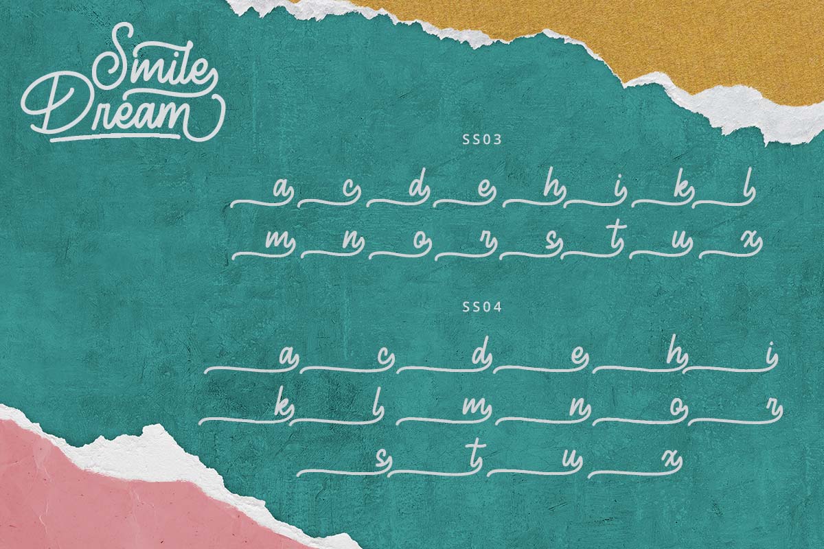 Smile Dream Monoline Font - Image 8