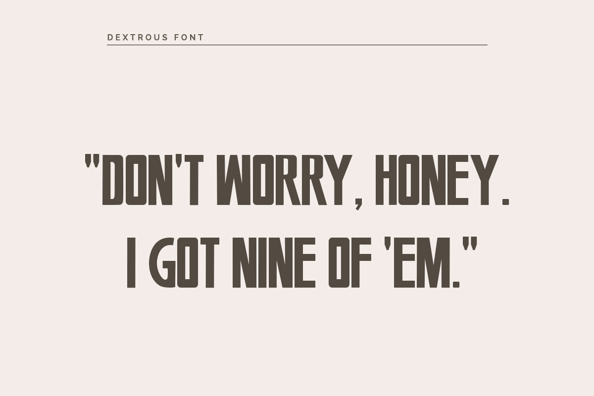 Dextrous Sans Serif Font - Image 6