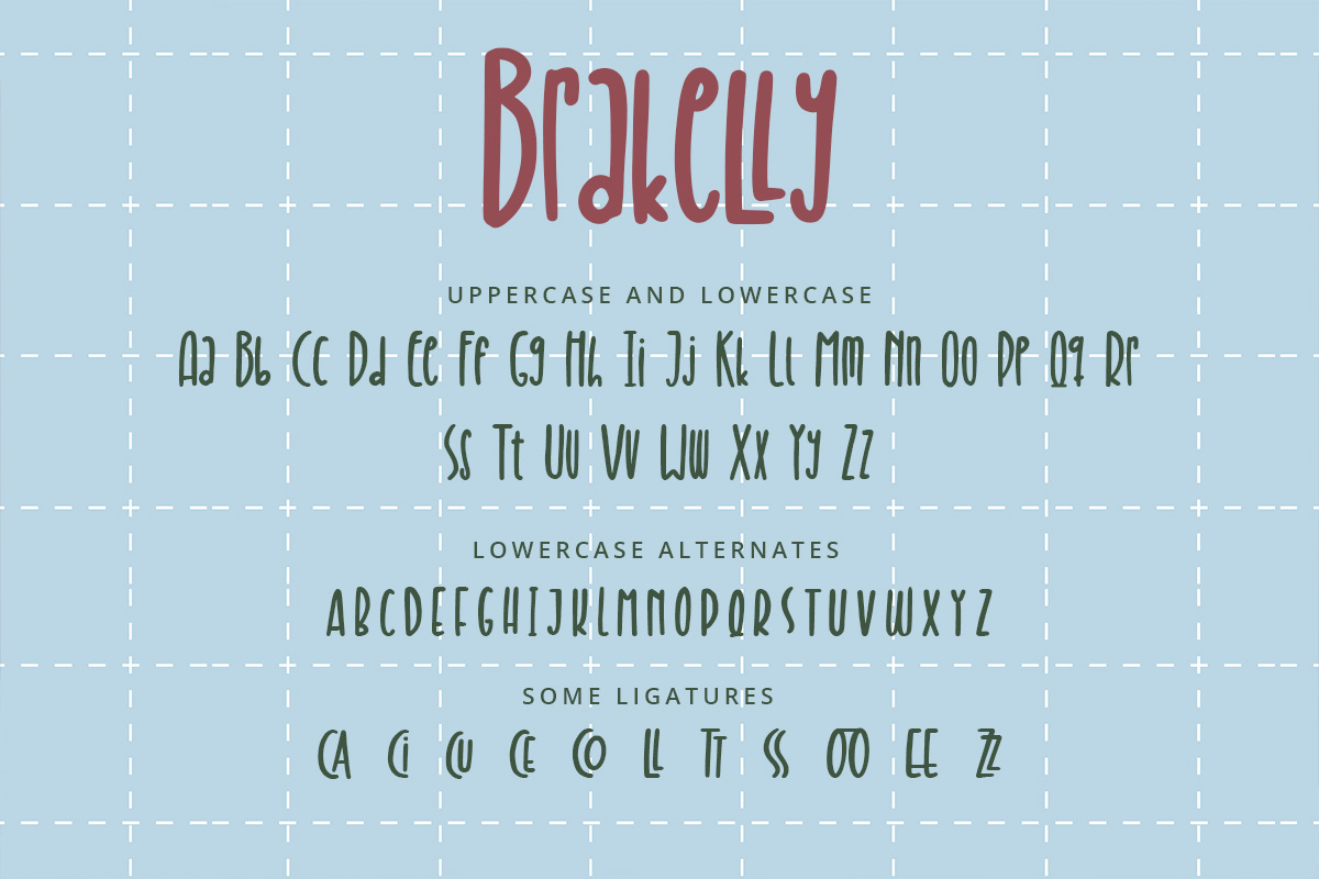 Brakelly Cute Handwritten Font - Image 9