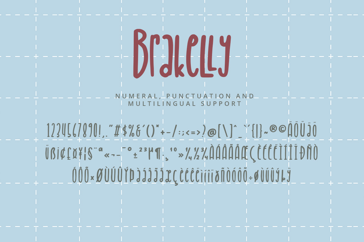 Brakelly Cute Handwritten Font - Image 10