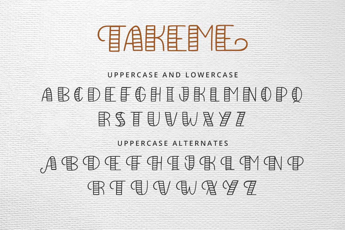 Takeme Fun Handwritten Font - Image 8