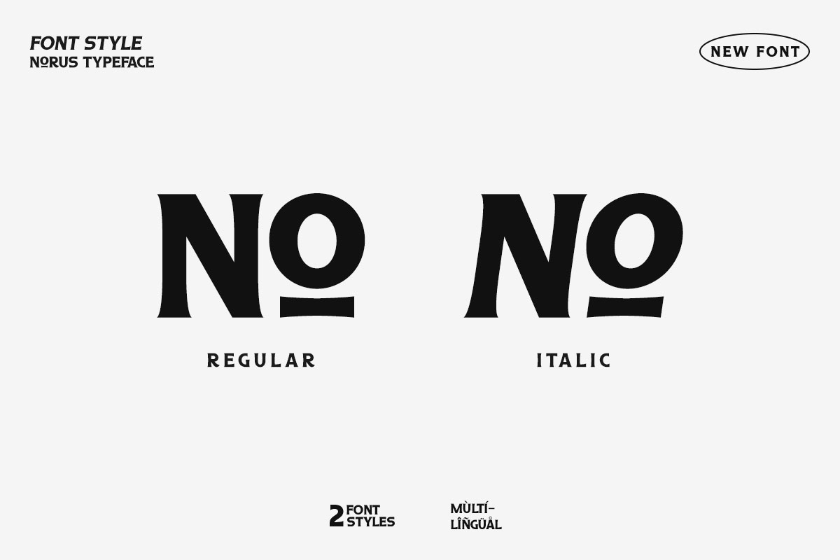 Norus Serif All Caps Font - Image 3