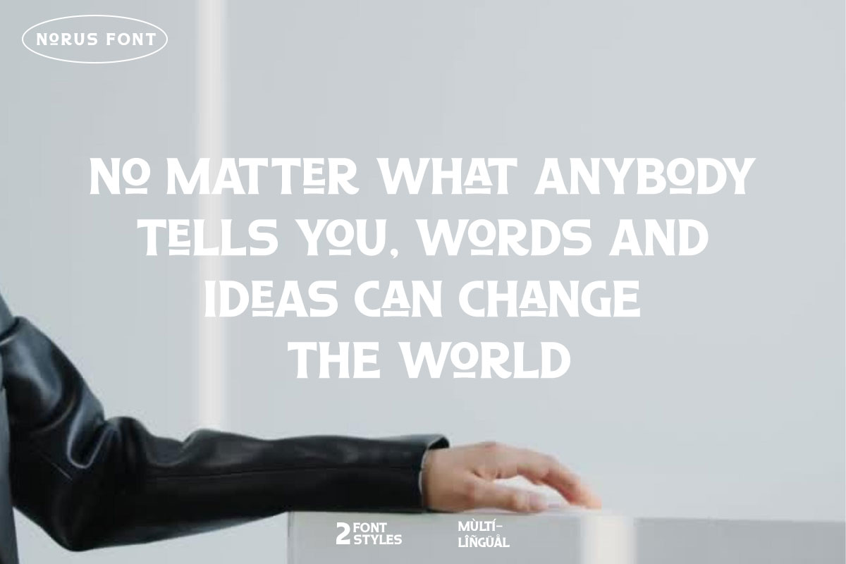 Norus Serif All Caps Font - Image 6