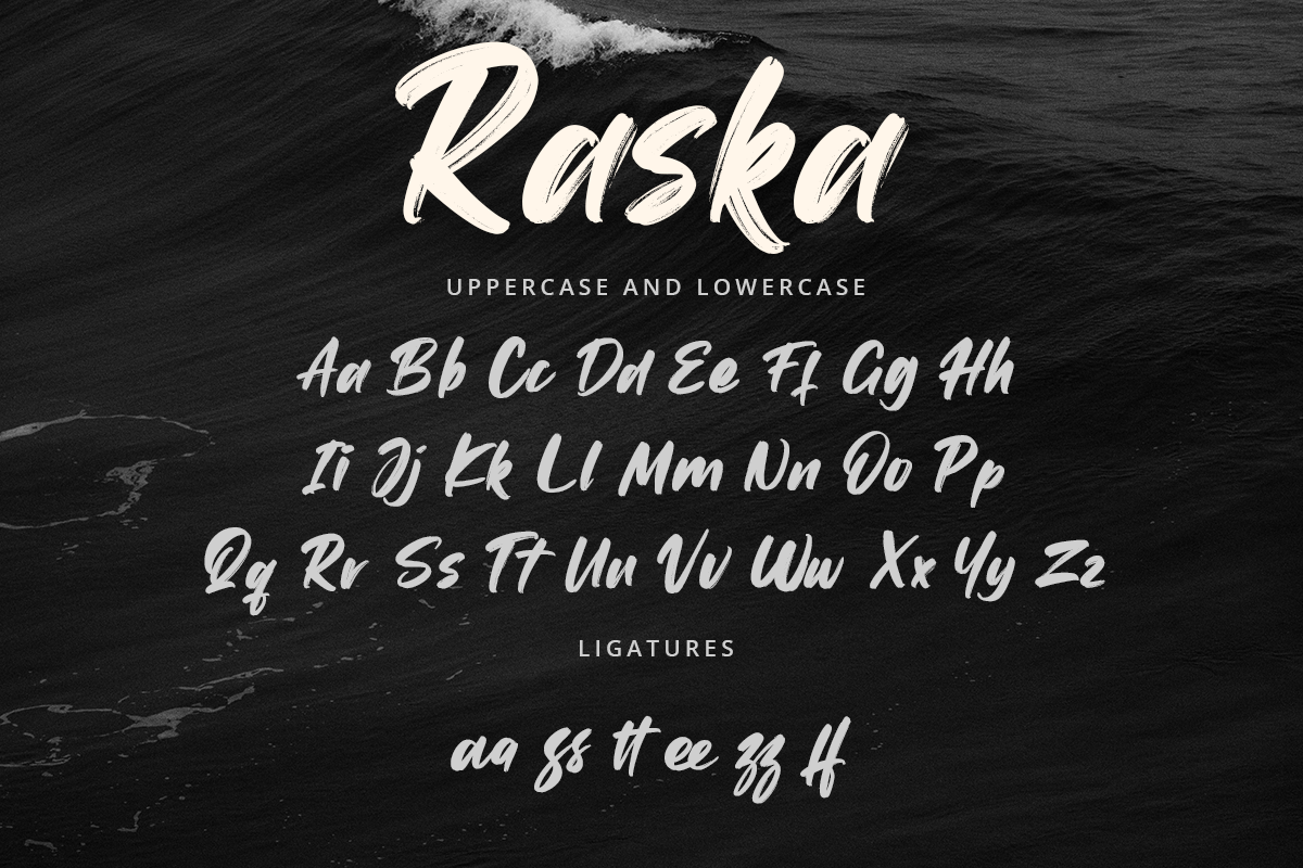 Raska Brush Font - Image 7