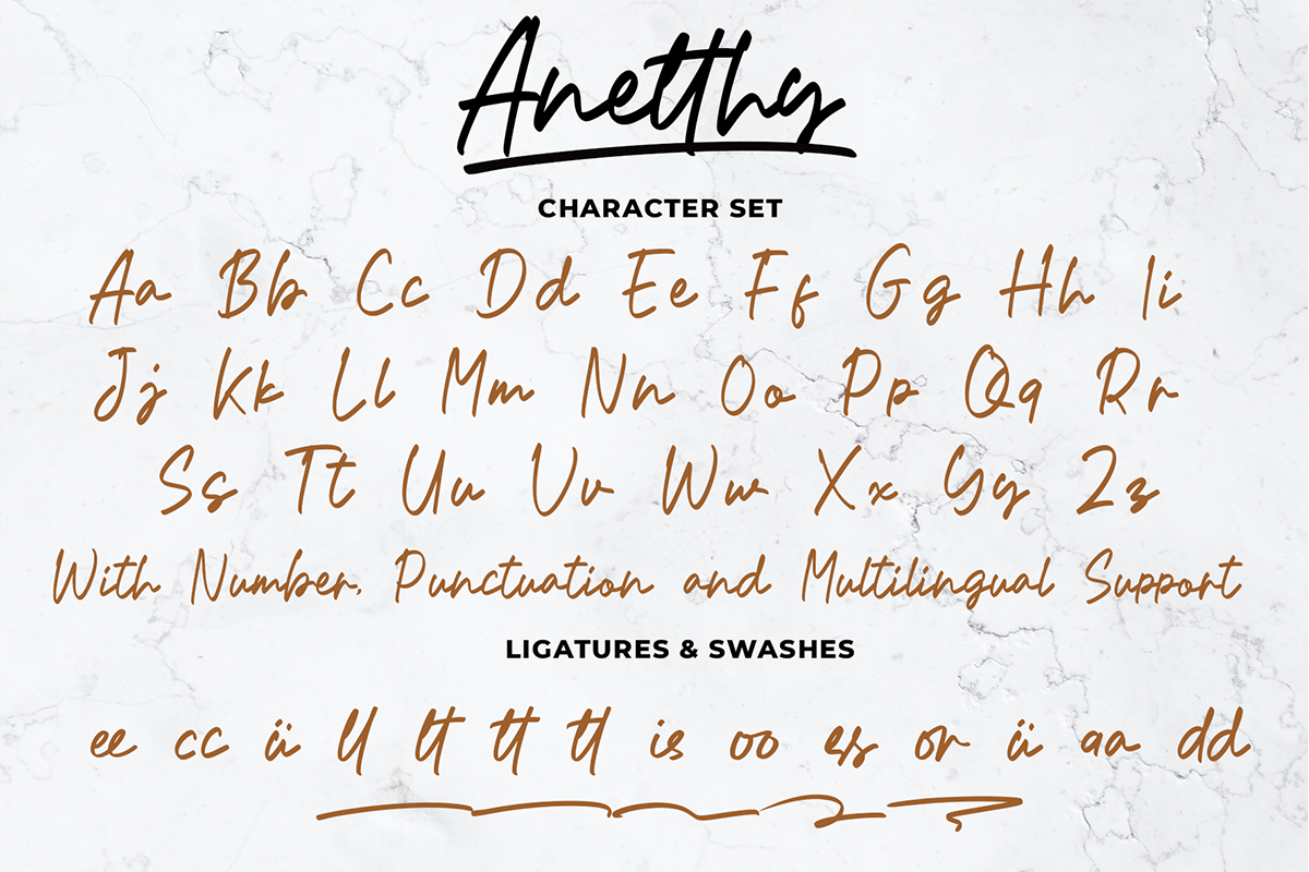 Anetthy Modern Handwritten Font - Image 9