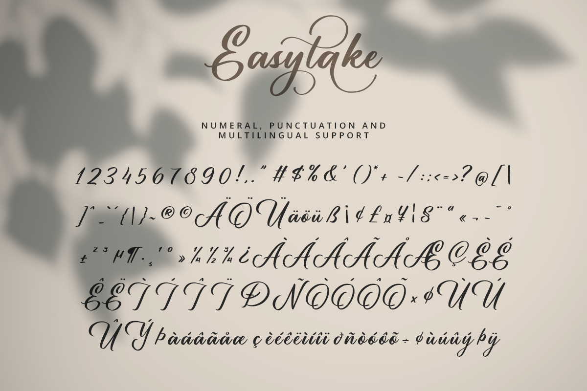 Easytake Modern Handwritten Script Font - Image 9