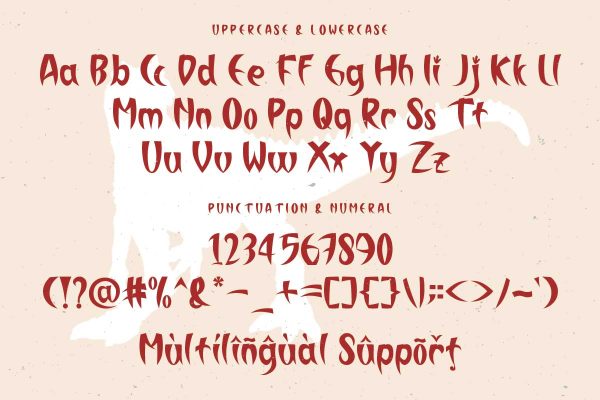 Dinopark Animal Display Font - Image 9