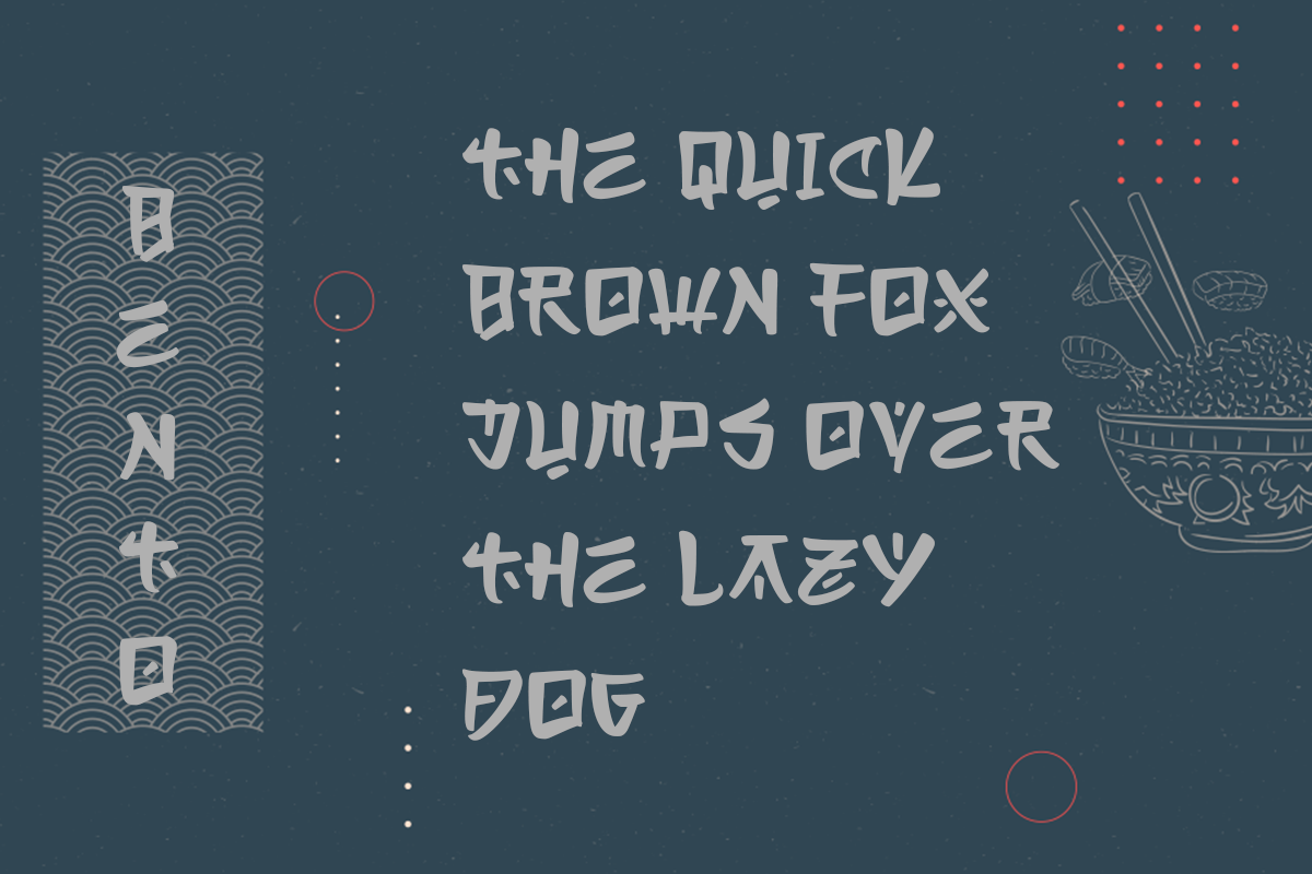 Bento Japanese Font - Image 7
