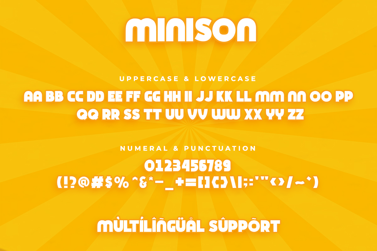 Minison Display Unique Font - Image 9