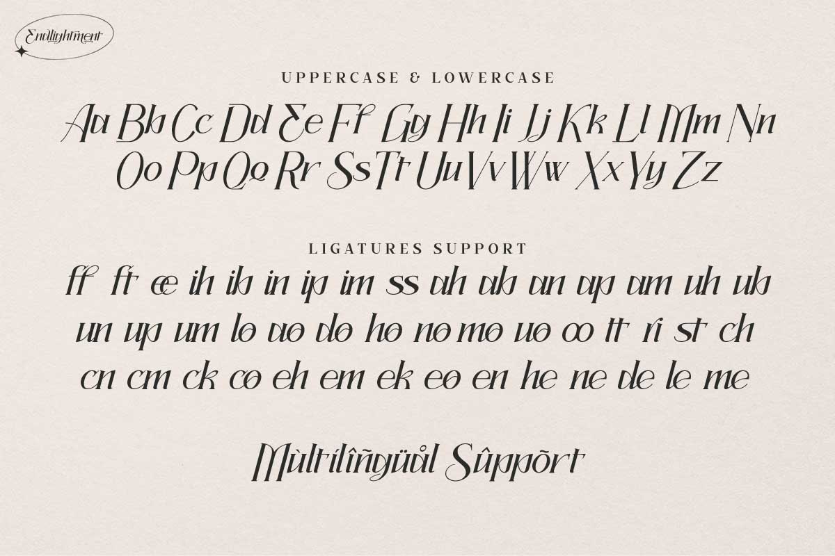 Endlightment Elegant Serif Font - Image 9