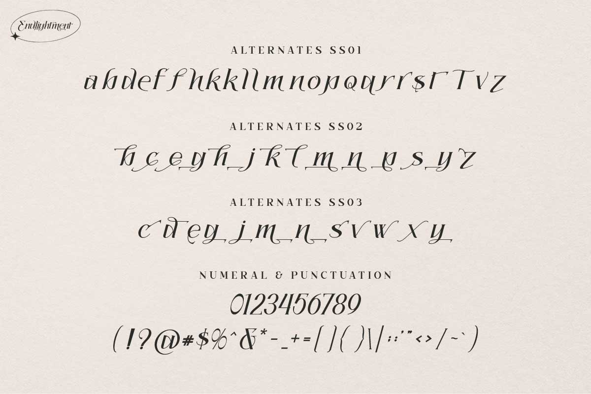 Endlightment Elegant Serif Font - Image 10