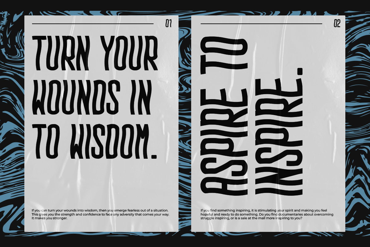 Seghoro Wavy Decorative Font - Image 6