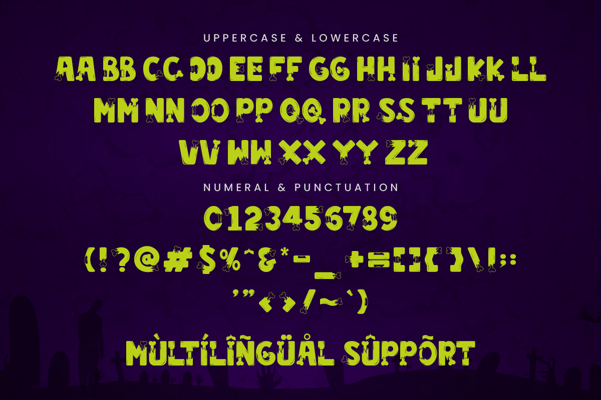 Zombie City Unique Horror Font - Image 9