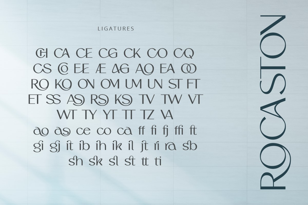 Rocaston Decorative Sans Serif Font - Image 11