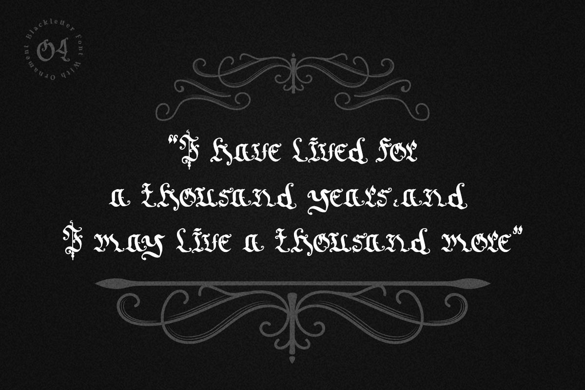 Closerize Blackletter Font - Image 7