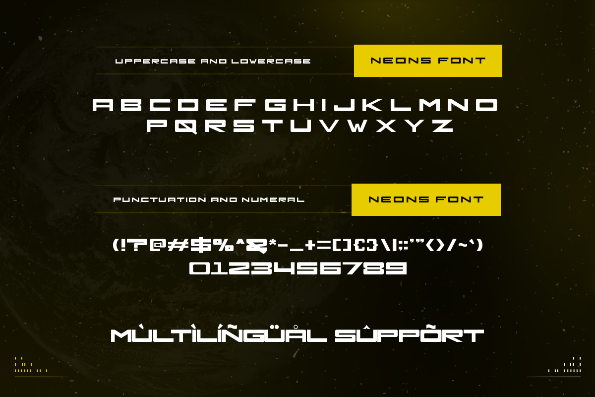 Neons Futuristic Font - Image 8