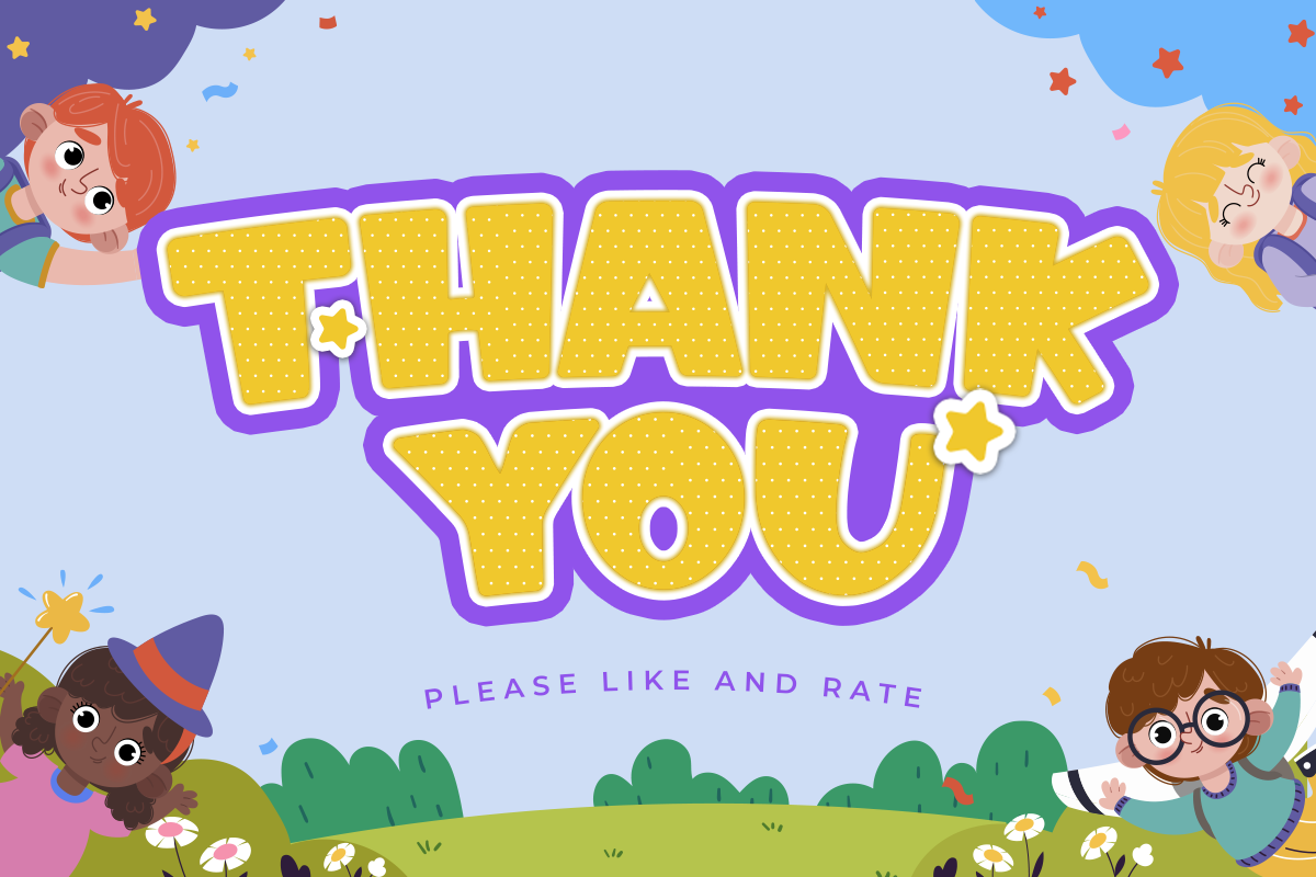 Kids Edition Classy Kids Font - Image 10